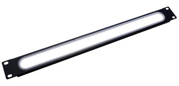 19" kabelový vstup 1U, černý