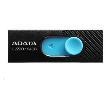 ADATA Flash Disk 32GB UV220, USB 2.0 Dash Drive, černá/modrá