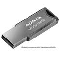 ADATA Flash Disk 64GB UV250, USB 2.0 Dash Drive, stříbrná