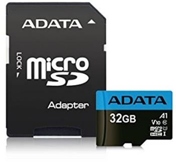 Adata/micro SDHC/32GB/100MBps/UHS-I U1 / Class 10/+ Adaptér