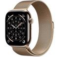 Apple Watch Series 11 Cellular (42mm) Zlatý titan se zlatým milánským tahem