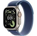 Apple Watch Ultra 3 (2025) 49mm Přírodní titan s modrým/jasně modrým trailovým tahem S/M