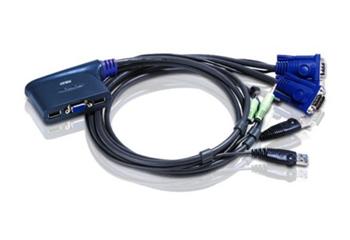 Aten CS-62US DataSwitch elektronický 2:1 (kláv.,VGA,myš,audio) USB