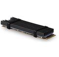 AXAGON CLR-M2L6, hliníkový pasivní chladič pro M.2 2280 SSD, výška 6 mm