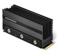 AXAGON CLR-M2XL, hliníkový pasivní chladič pro oboustranný M.2 SSD disk, výška 36 mm
