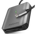 AXAGON CRE-S3C, USB-C 3.2 Gen 1 - SUPERSPEED čtečka karet 3-slot & lun SD/microSD/CF, podpora UHS-II