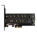 AXAGON PCEM2-DC PCIE NVME+NGFF M.2 ADAPTÉR