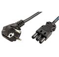 BACHMANN Kabel síťový, CEE 7/7(M) - GST18(F), 2m, černý