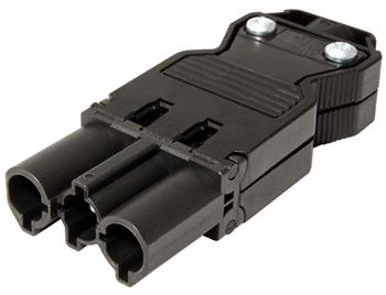 BACHMANN Konektor síťový 230V/20A, samec, na kabel (GST18)