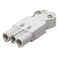 BACHMANN Konektor síťový 230V/20A, samec, na kabel (GST18), bílý