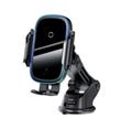 Baseus Light Electric držák do auta s bezdrátovým nabíjením 15W černá