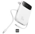 Baseus power banka Qpow 10000mAh 30W bílá s USB-C kabelem