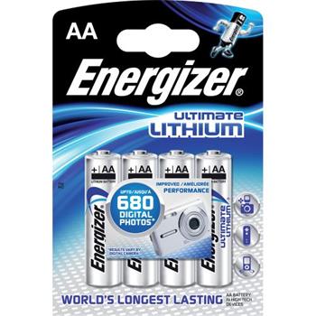 Baterie Energizer Ultimate Lithium AA FR6 1,5V 4ks