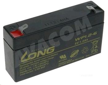 Baterie Long 6V 1,2Ah olověný akumulátor F1