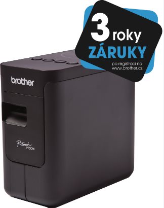 Brother PT-P750W, tiskárna štítků, 3,5-24mm, WiFi, USB