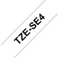 Brother TZe-SE4, bílá / černá (18mm, plombovací)
