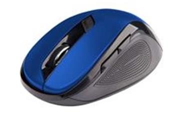 C-TECH Myš WLM-02 bezdrátová, 6tlač. černo-modrá