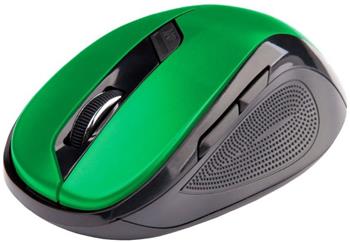 C-TECH Myš WLM-02 bezdrátová, 6tlač. černo-zelená