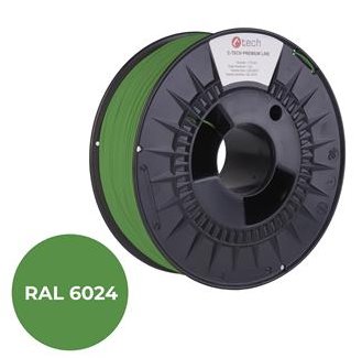 C-TECH PREMIUM LINE, PLA, dopravní zelená, RAL6024, 1,75mm, 1kg