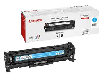 Canon CRG-718C toner azurový pro LBP7200Cdn (2900 str., 5%)