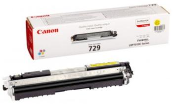 Canon CRG-729Y toner žlutý pro LBP-7010, 7018 (1000 str., 5%)