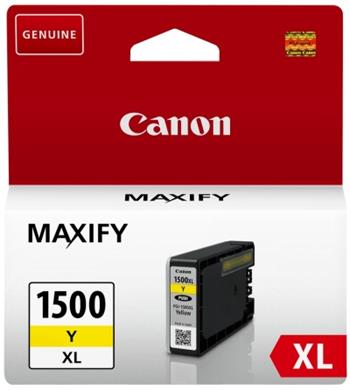 Canon ink. náplň PGI-1500XL Y, žlutá