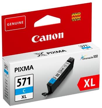 Canon inkoustová náplň CLI-571C XL cyan
