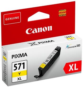 Canon inkoustová náplň CLI-571Y XL yellow