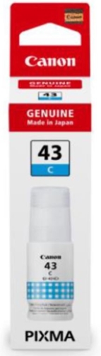 Canon inkoustová náplň GI-43 C azurová