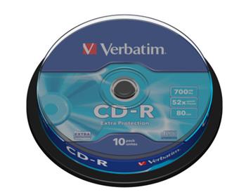 CD-R 80 min. Verbatim DL spindl po 10ks