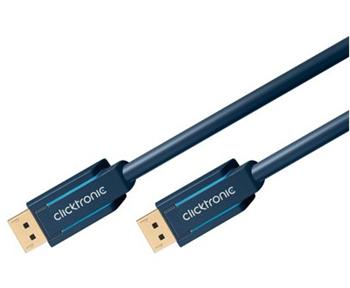ClickTronic HQ OFC kabel DisplayPort, zlacené kon., 3D, 7,5m