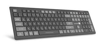 CONNECT IT MultiDevice bezdrátová klávesnice, CZ + SK layout, ŠEDÁ