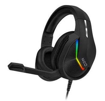 CONNECT IT NEO herní sluchátka s mikrofonem, 1xJack+USB, ČERNÁ