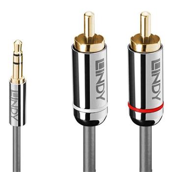 CROMO Kabel jack 3,5M - 2x cinch M, 2m