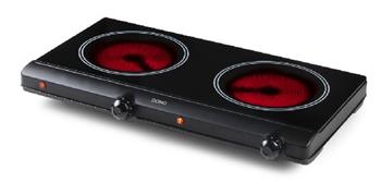 DOMO DO339KP sklokeramický dvouplotýnkový vařič