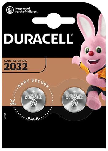 DURACELL - LI knoflíková baterie 2032 2 ks
