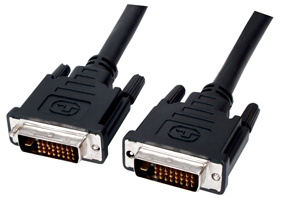 DVI kabel, DVI-D dual link, M-M, 0,5m