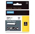 DYMO páska 18488 (12mm x 3,5m) černá na bílé. flexibilní nylon