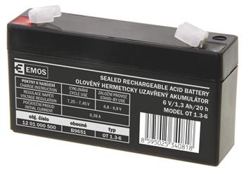 Emos baterie SLA 6V / 1.3 Ah