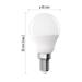 Emos LED žárovka Basic MINI GLOBE E14 / 8,8 W (60 W) / 806 lm / teplá bílá