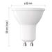 Emos LED žárovka Basic MR16 / GU10 / 2,9 W (25 W) / 250 lm / teplá bílá