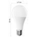Emos LED žárovka Classic A70 / E27 / 16 W (120 W) / 1901 lm / studená bílá