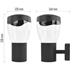 Emos ZGA010P LED zahradní nástěnné svítidlo, 16,4 x 12 x 23 cm, 1 x E27, 15 W