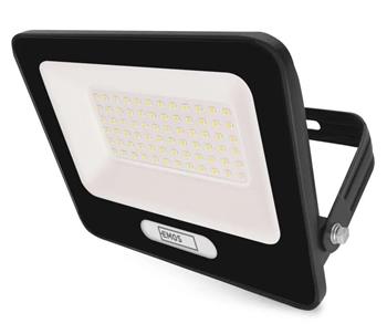 Emos ZS2244B LED reflektor GLARO 50W, černý, IP65, 5000 lm, neutrální bílá
