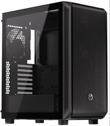 Endorfy skříň Arx 500 Air / ATX / 5 x 140 fan (až 7 fans) / 2xUSB-A / USB-C / tvrzené sklo / mesh panel / černá