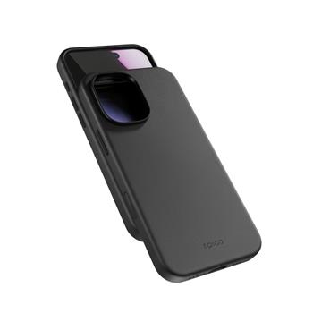 Epico Mag+ kožený kryt iPhone 17 - černý