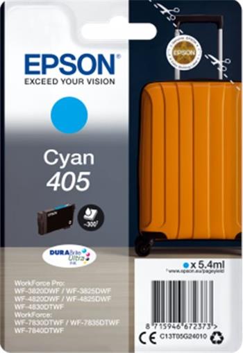 Epson Singlepack Cyan 405 DURABrite Ultra Ink