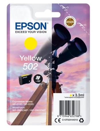 EPSON singlepack,Yellow 502,Ink,standard