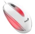 GENIUS DX-mini bílá, myš optická, podsvícení