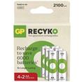 GP ReCyko 2100 AA (HR6) tužka, 4+2 pack